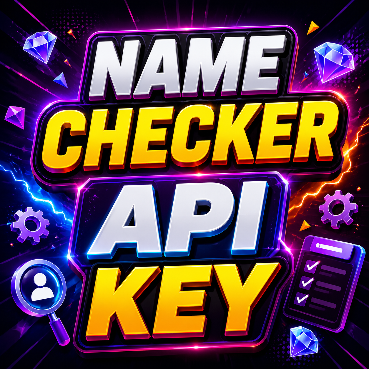 NAME CHECKER API KEY 